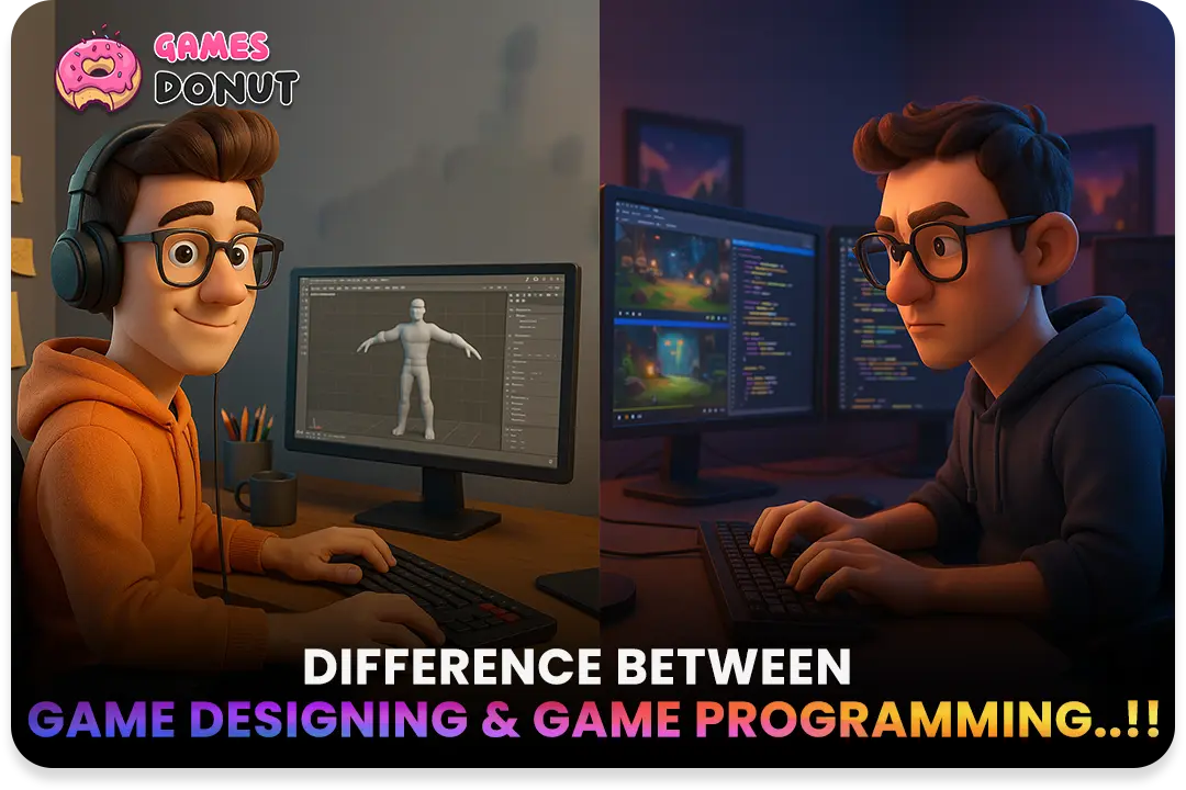 Difference Between Game Designing and Game Programming..!!