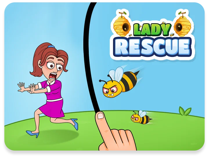 Lady Rescue: Draw to Save